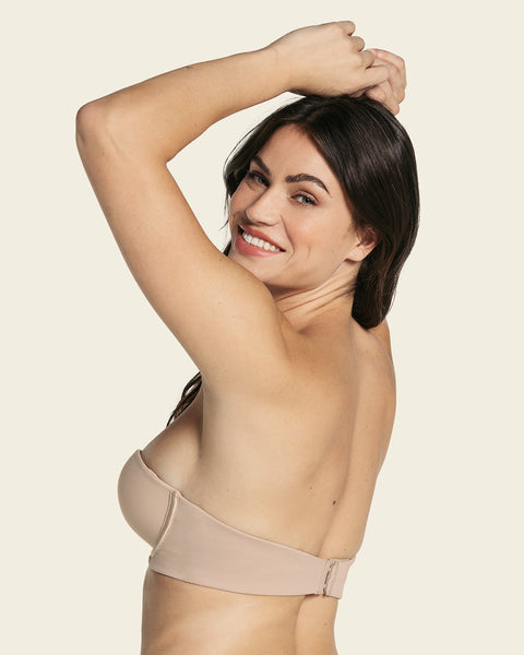 Ab Cup Small Breasts Push Up & Anti-sag & Side Gathering & Strapless  Seamless Bra For Women (2 Wearing Ways)