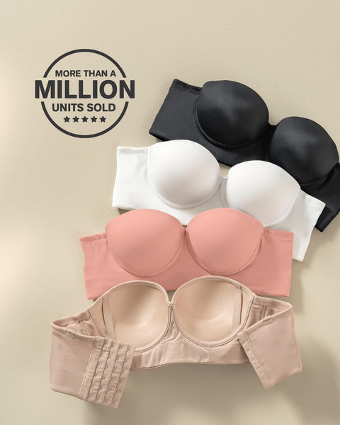 Soma Allura Multiway Strapless Underwire Lightly Lined Beige Bra 36D Tan  Size 36 D - $14 - From Eileen