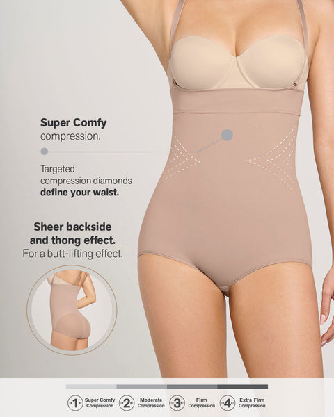 8026 - STRAPLESS BODY SHAPER WITH SILICONE