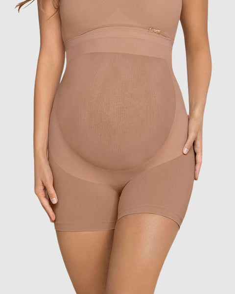 Maternity Seamless Shapewear Shorts Nude