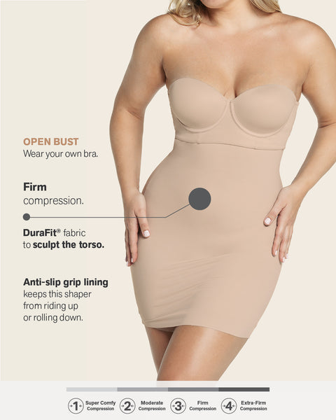 Spanx Slimplicity Open Bust Slip In Stock At UK Tights