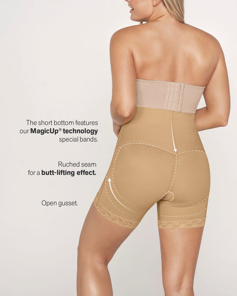 Leonisa Undetectable Padded Booty Lifter Shaper Short (012889)- Natura -  Breakout Bras