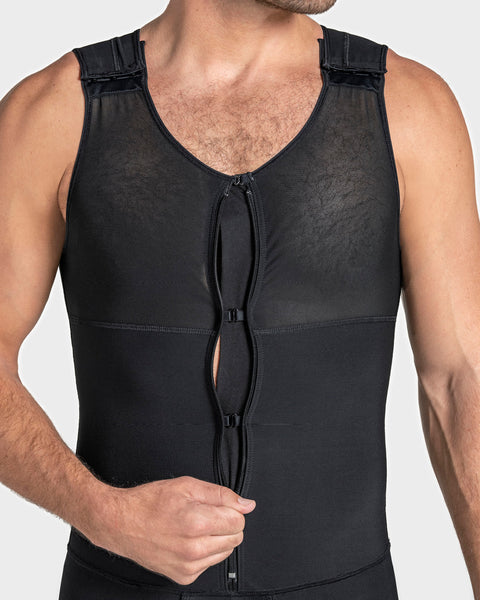 Leo Compression Vest Tummy Control Shapewear For Men - Back Support Posture  Corrector Mens Body Shaper : : Clothing, Shoes & Accessories