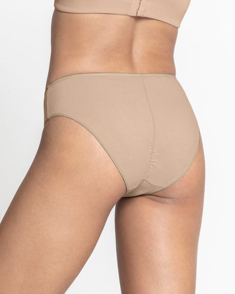 3 Pack Women's High Waisted Underwear Comfy Briefs Soft Stretch