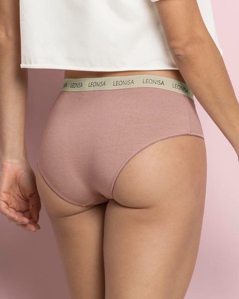 Ladies 100% Cotton Hipster Panty, 6-Pack