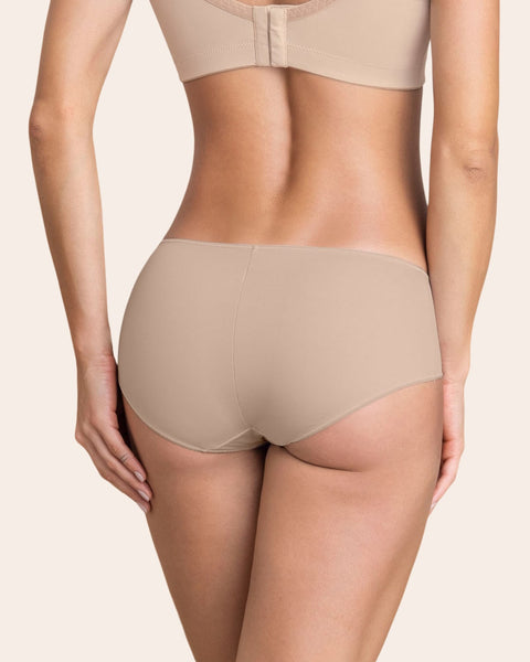 Skin-friendly High Waist Underwear Floral High-waisted Panties for