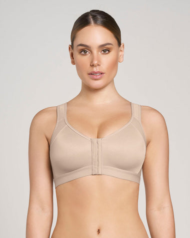 frugue Women's Post Surgery Mastectomy Bra with Pockets Surgical